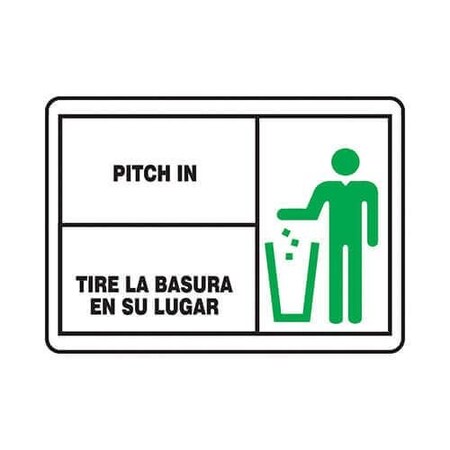 Accuform Safety Sign, SBMHSK971MVP SBMHSK971MVP
